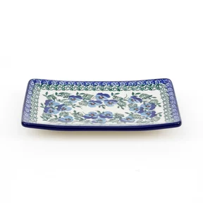 Tacka ceramiczna C27 18/12 cm<br> 2273X Kobaltowe bratki